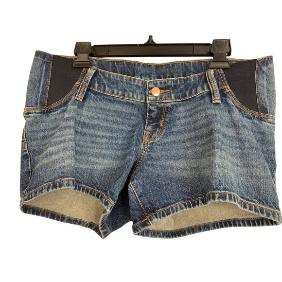 Isabel Maternity Target XS Top & Size 4 Denim Shorts Set Lot REE10503 EUC - Picture 6 of 12